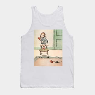 Little Miss Fair and the Mouse by Kate Fricero Tank Top